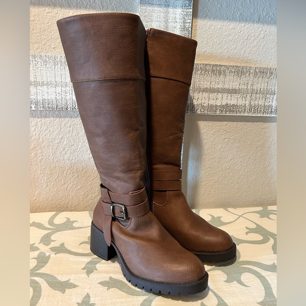 Torrid Wide Calf Tall Lug Boots